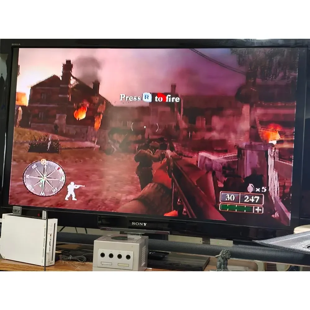 Call of Duty 2 Big Red One GameCube CIB Tested on Wii